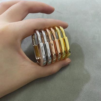 [Glow Muse ]LOCK MEDIUM EARRINGS
