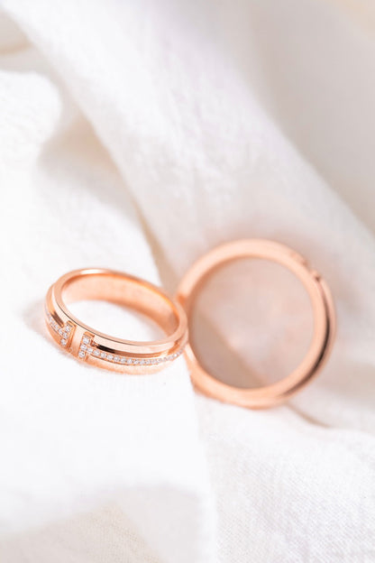 [Glow Muse ]T PINK GOLD RING