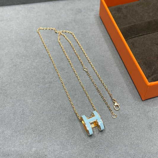[Glow Muse]COLLIER POP H BLEU CIEL