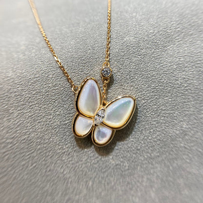 [Glow Muse]COLLIER DIAMANT PAPILLON