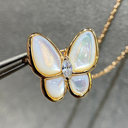 [Glow Muse]COLLIER DIAMANT PAPILLON