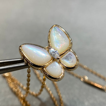 [Glow Muse]COLLIER DIAMANT PAPILLON