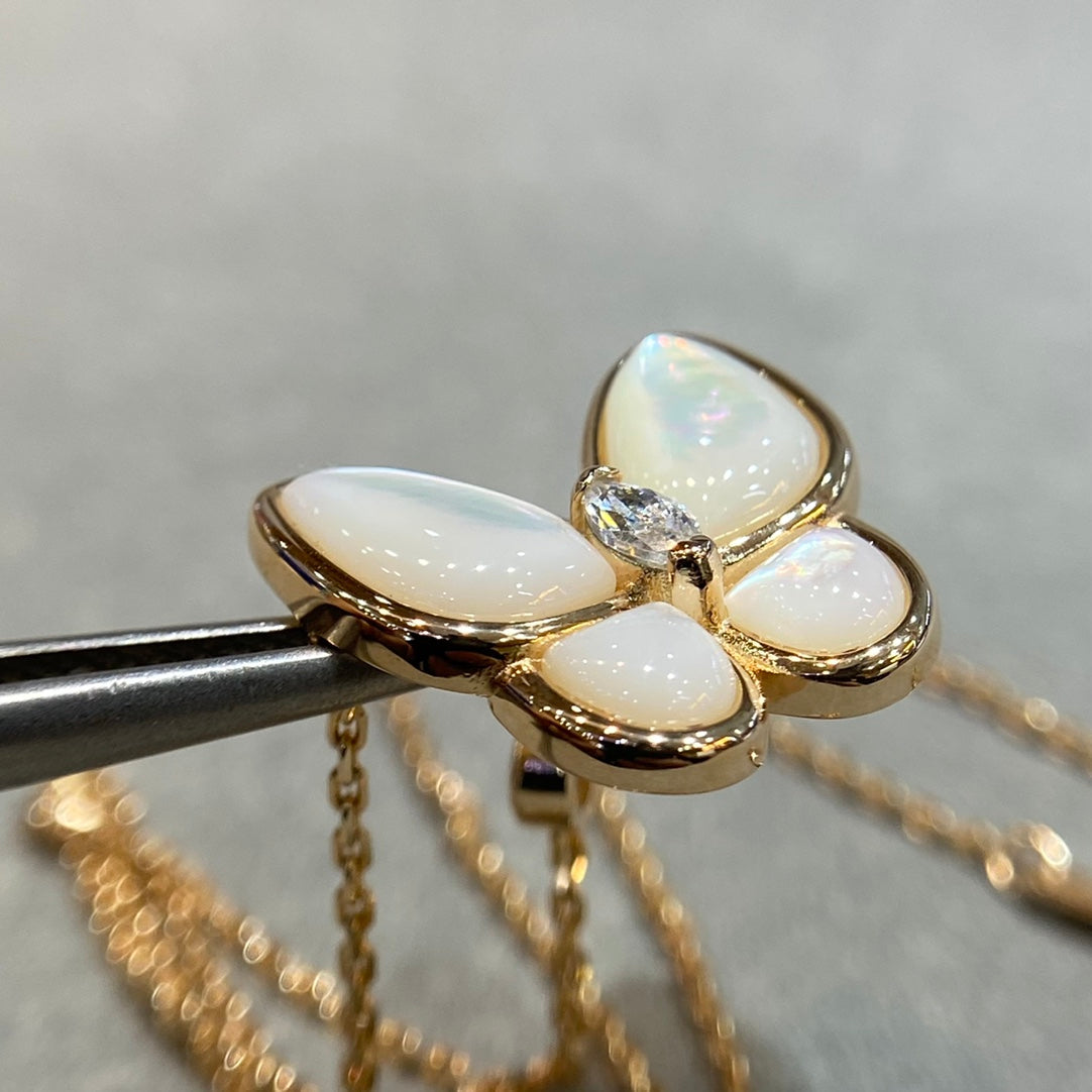 [Glow Muse]COLLIER DIAMANT PAPILLON