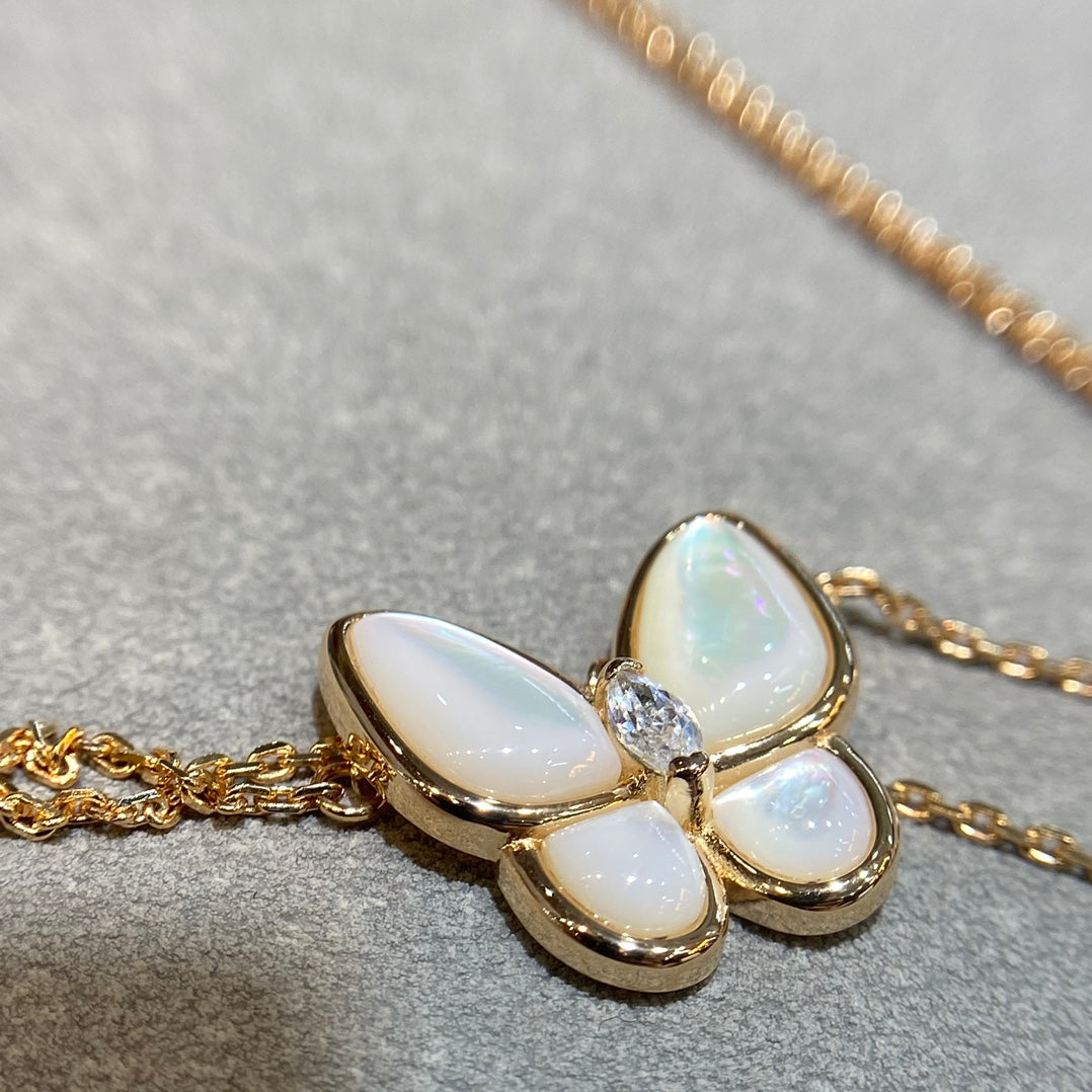 [Glow Muse]COLLIER DIAMANT PAPILLON