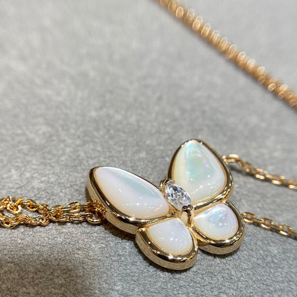 [Glow Muse]COLLIER DIAMANT PAPILLON
