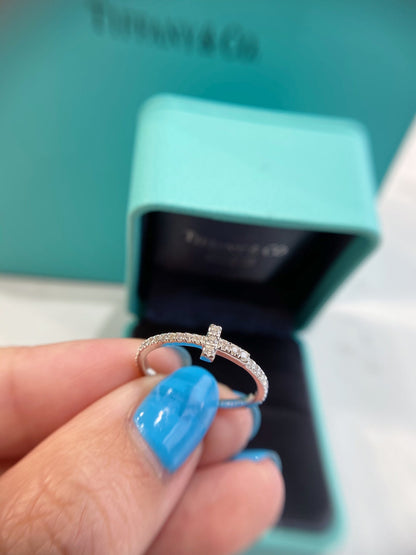 [Glow Muse ]T SMALL RING DIAMOND SILVER