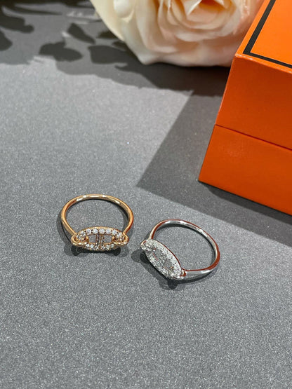 [Glow Muse]BAGUE RONDE PETIT DIAMANT