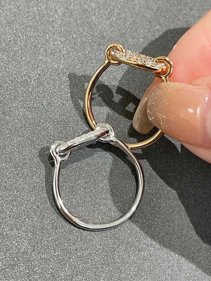 [Glow Muse]BAGUE RONDE PETIT DIAMANT