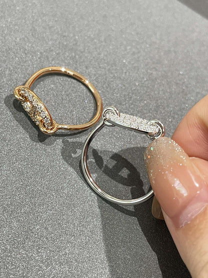 [Glow Muse]BAGUE RONDE PETIT DIAMANT