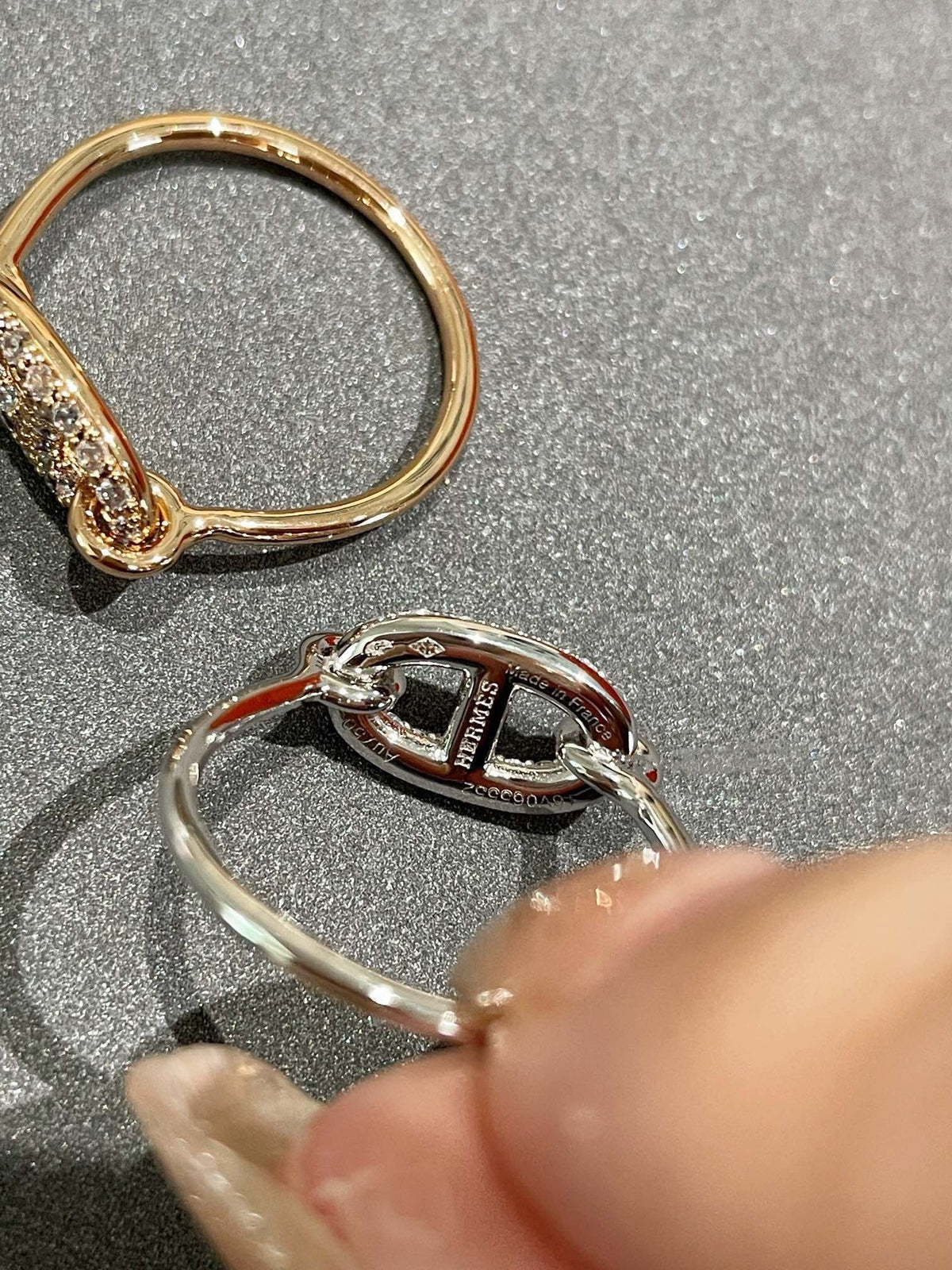 [Glow Muse]BAGUE RONDE PETIT DIAMANT