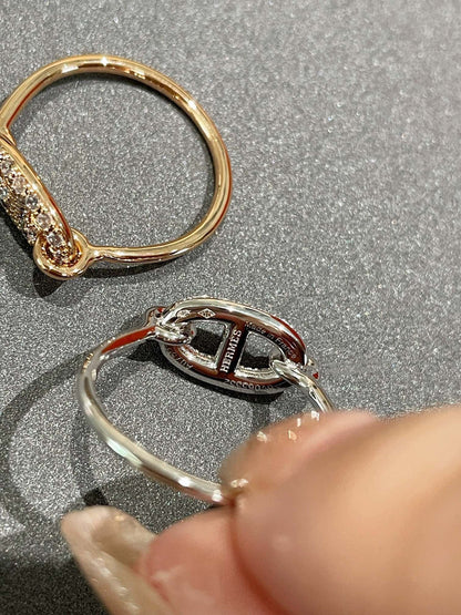 [Glow Muse]BAGUE RONDE PETIT DIAMANT