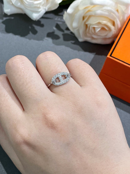 [Glow Muse]BAGUE RONDE PETIT DIAMANT
