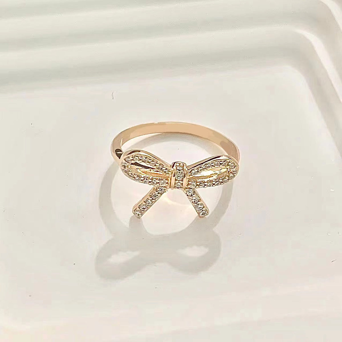 [Glow Muse ]TWIST BOW RING