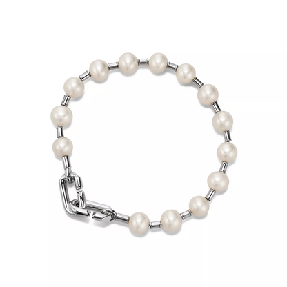 [Glow Muse ]PEARL 7-8MM SILVER BRACELET