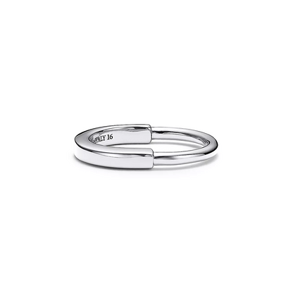[Glow Muse ]LOCK RING SILVER
