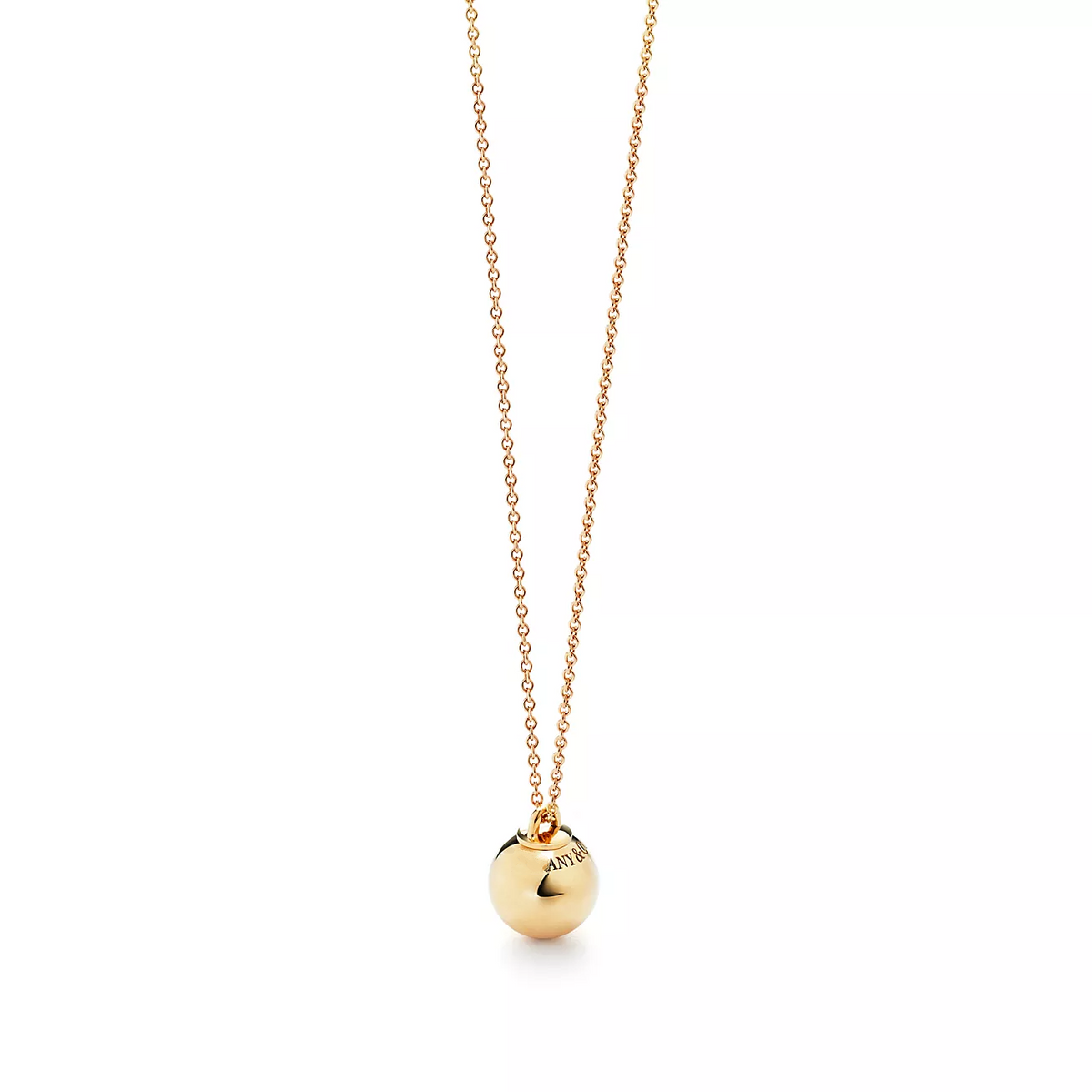 [Glow Muse ]BALL PENDANT 12.75MM NECKLACE