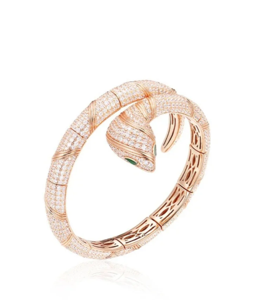 [⭐Glow Muse ]HAUTE COUTURE GOLD SERPENTI BRACELET