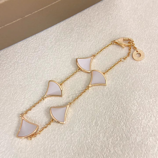 [⭐Glow Muse]NOUVELLE JUPE À MOTIFS FLORAUX ET BRACELET DORÉ