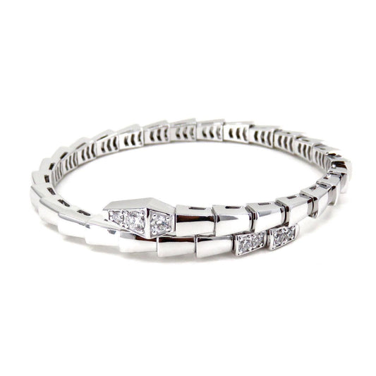 [⭐Glow Muse ]SERPENTI BRACELET DIAMONDS SILVER