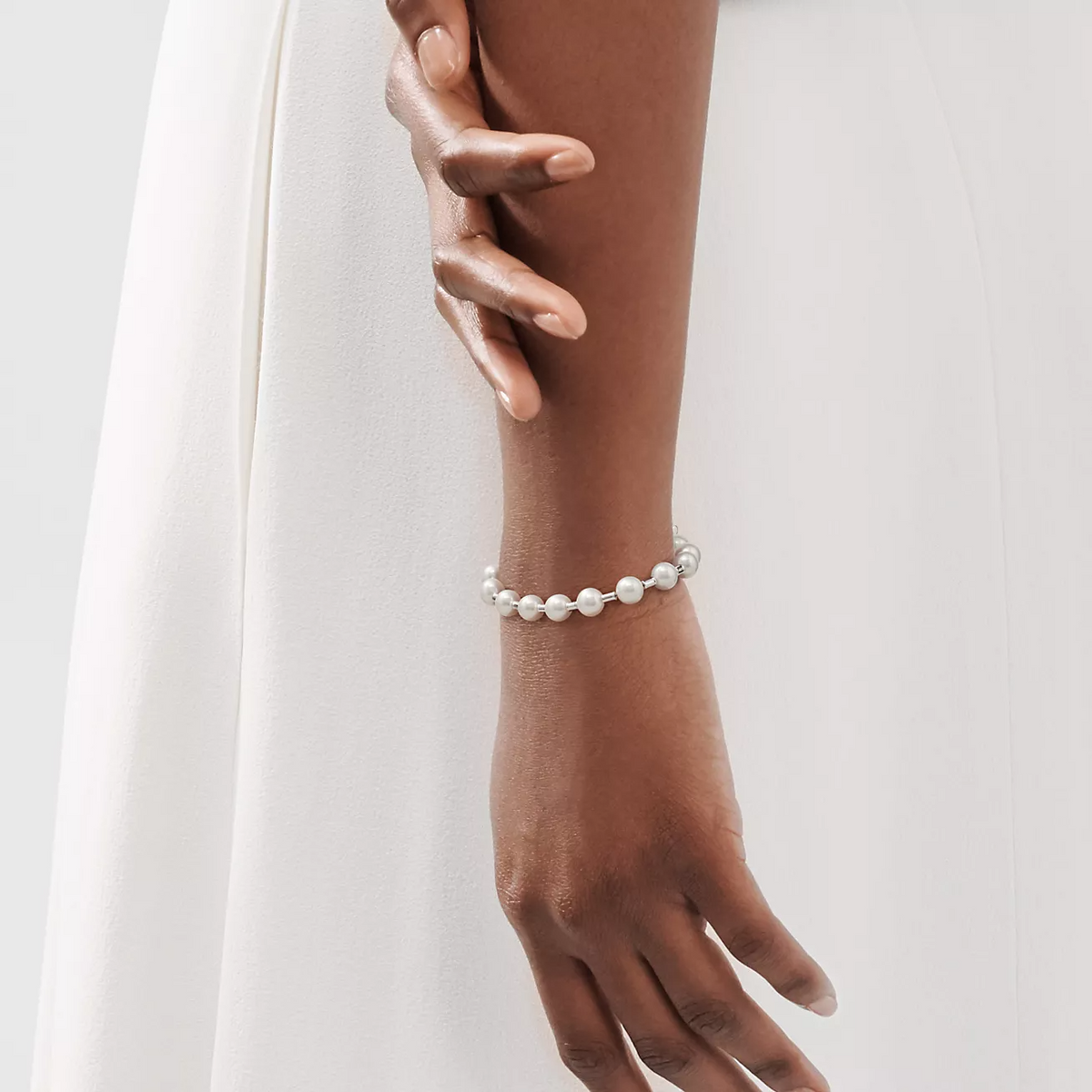 [Glow Muse ]PEARL 7-8MM SILVER BRACELET