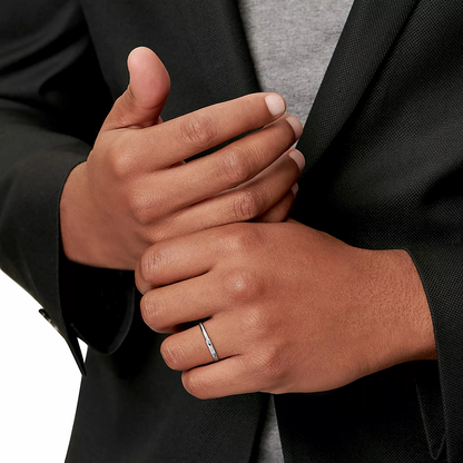 [Glow Muse ]LOCK RING SILVER