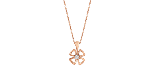 [⭐Glow Muse ]FIOREVER NECKLACE DIAMOND CENTER