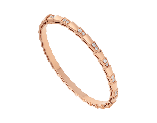 [⭐Glow Muse ]SERPENTI BRACELET PINK GOLD DIAMOND