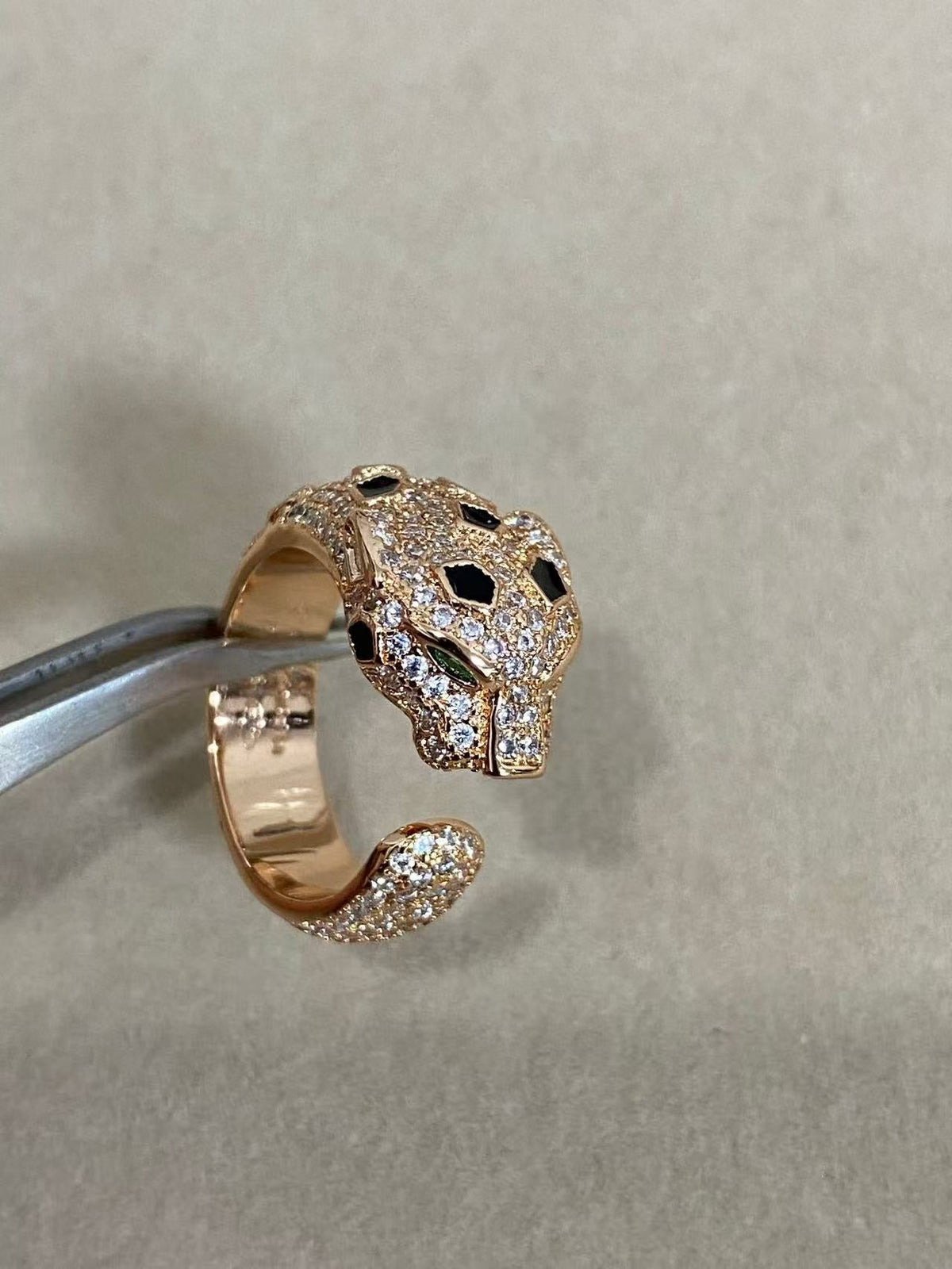 [Glow Muse]BAGUE PANTHÈRE DIAMANT