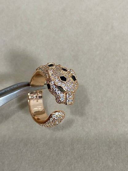 [Glow Muse]BAGUE PANTHÈRE DIAMANT