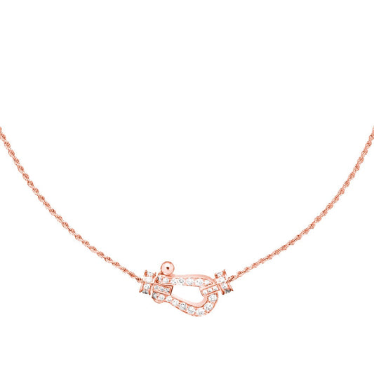 [Glow Muse]COLLIER FORCE 10 EN OR ROSE ET DIAMANTS