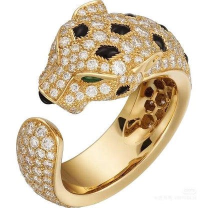 [Glow Muse]BAGUE PANTHÈRE DIAMANT