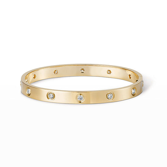 [Glow Muse]BRACELET LOVE 6,1 MM 10 DIAMANTS