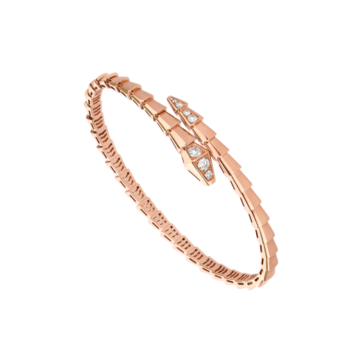 [⭐Glow Muse ]SERPENTI BRACELET DIAMONDS PINK GOLD