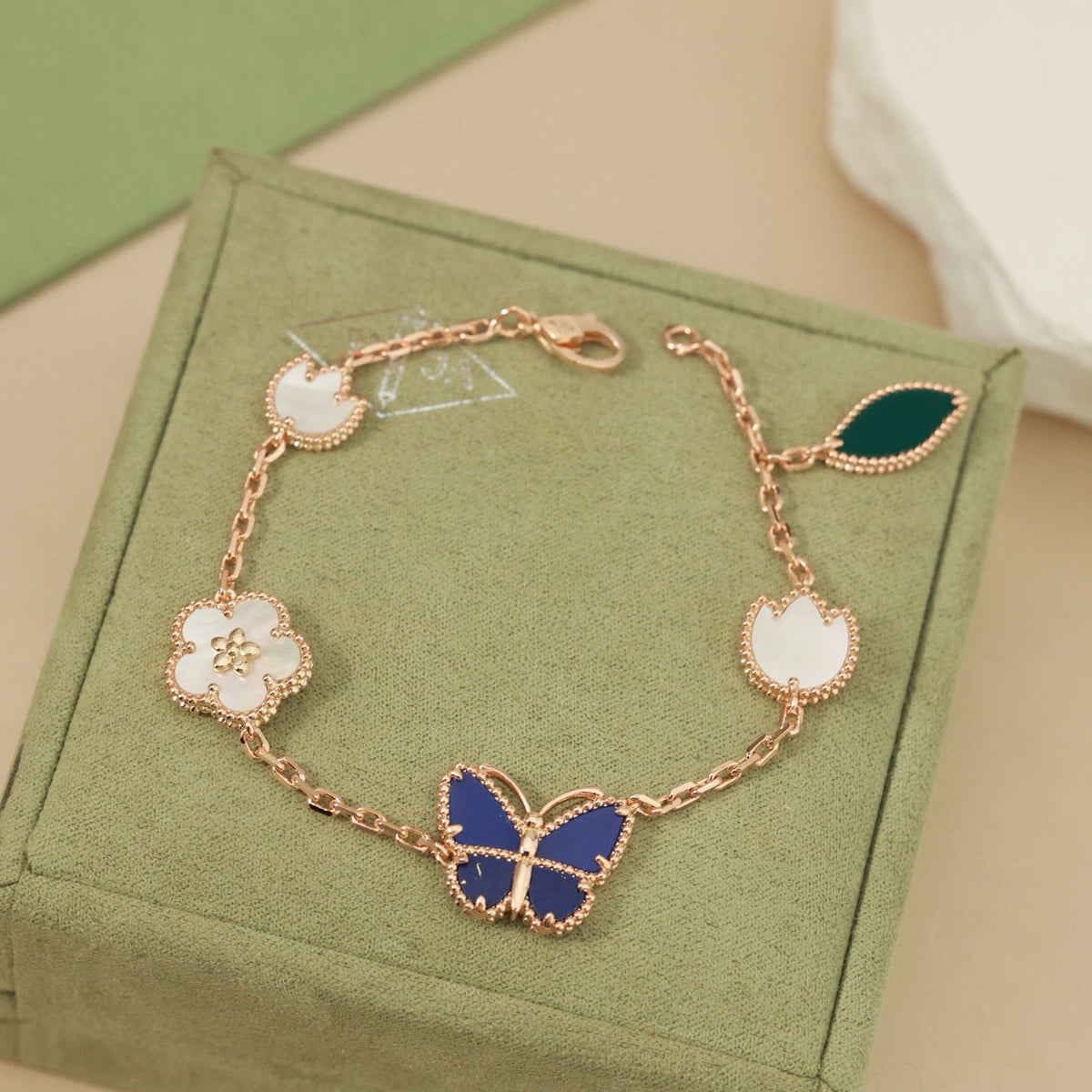 [Glow Muse]BRACELET 5 MOTIFS LUCKY SPRING BUTTERFLY