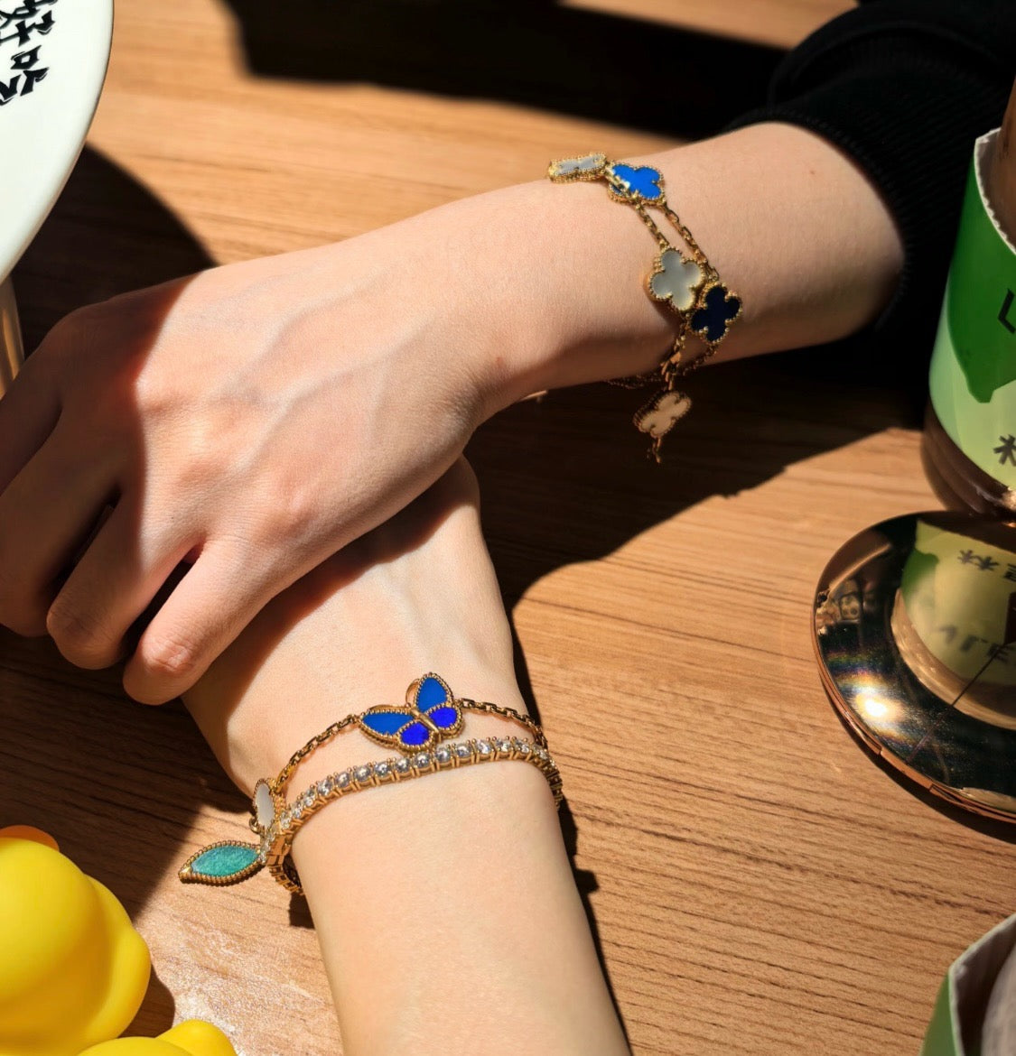 [Glow Muse]BRACELET 5 MOTIFS LUCKY SPRING BUTTERFLY