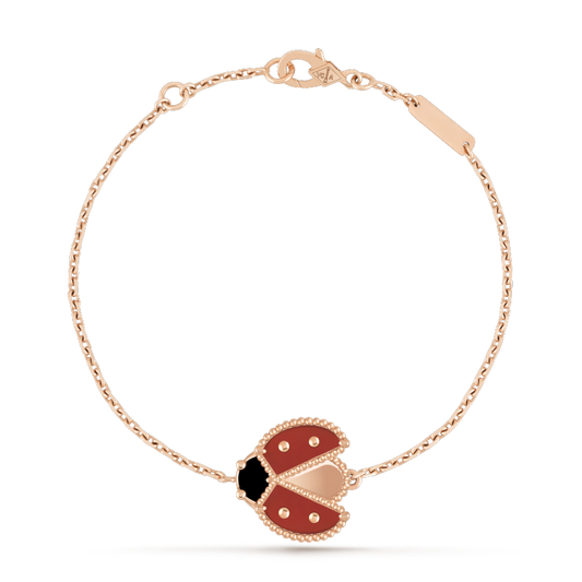 [Glow Muse]BRACELET LUCKY SPRING 1 MOTIF OR ROSE