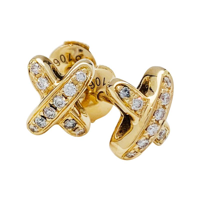 [Glow Muse]BOUCLES D'OREILLES EN OR ET DIAMANTS