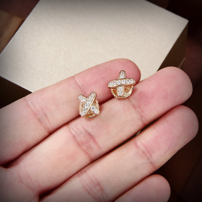 [Glow Muse]BOUCLES D'OREILLES EN OR ET DIAMANTS