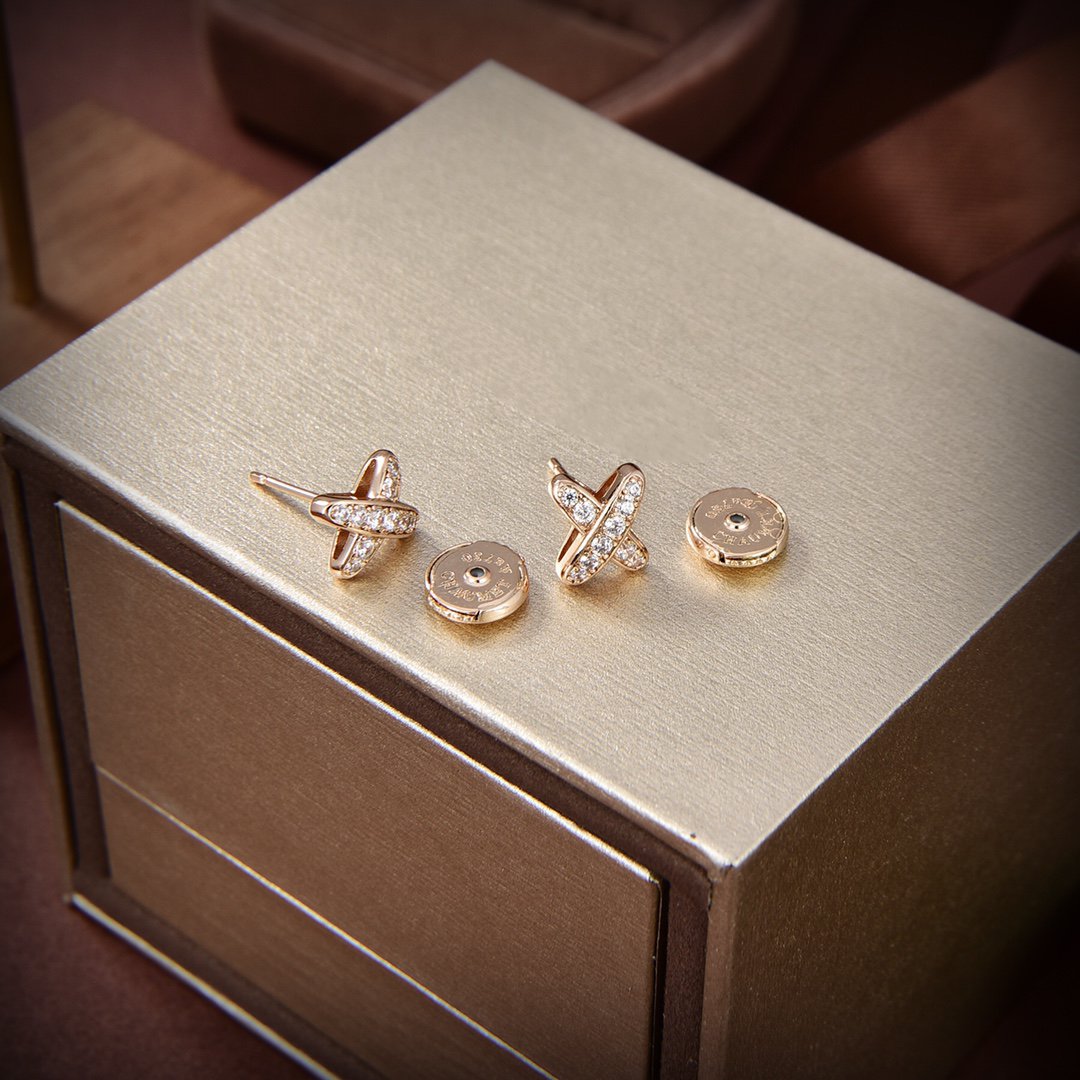 [Glow Muse]BOUCLES D'OREILLES EN OR ET DIAMANTS