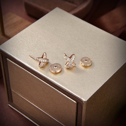 [Glow Muse]BOUCLES D'OREILLES EN OR ET DIAMANTS