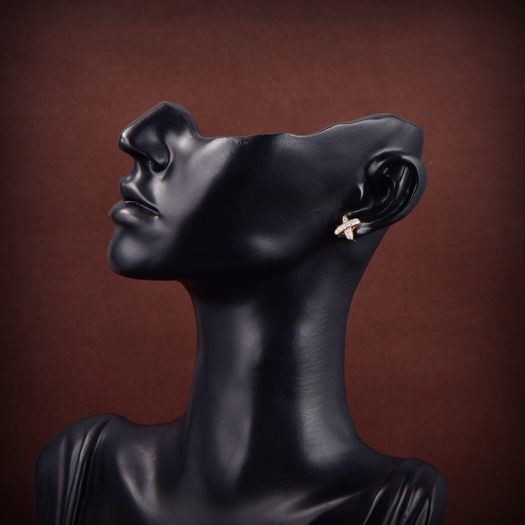 [Glow Muse]BOUCLES D'OREILLES EN OR ET DIAMANTS