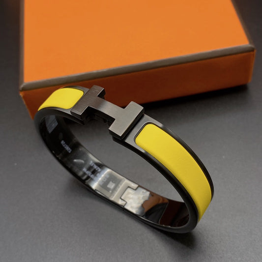 [Glow Muse]BRACELET CLIC HM SI NOIR JAUNE