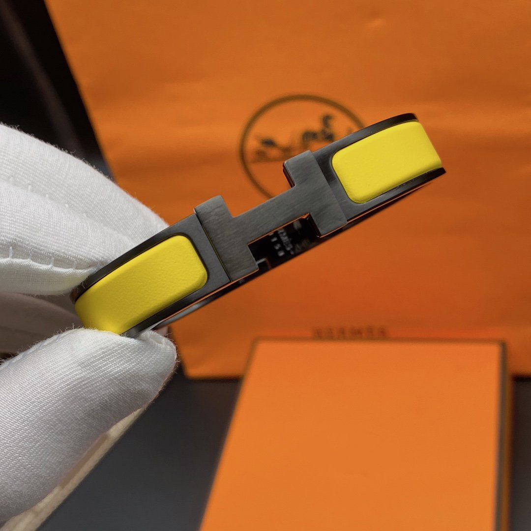 [Glow Muse]BRACELET CLIC HM SI NOIR JAUNE