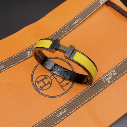 [Glow Muse]BRACELET CLIC HM SI NOIR JAUNE