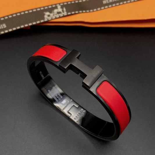 [Glow Muse]BRACELET CLIC HM NOIR ROUGE