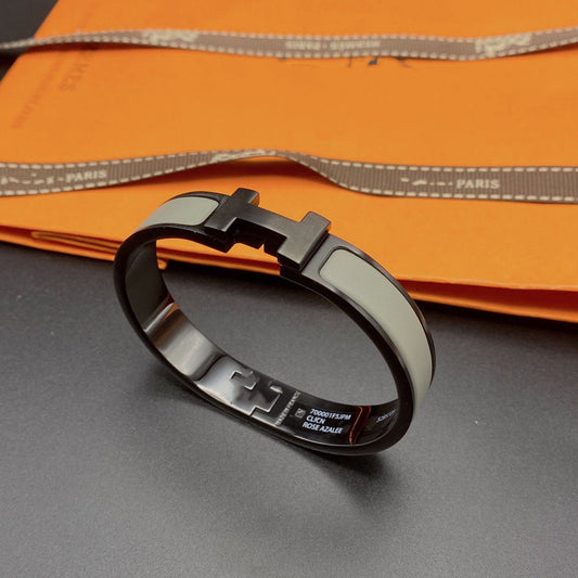 [Glow Muse]BRACELET CLIC HM NOIR GRIS