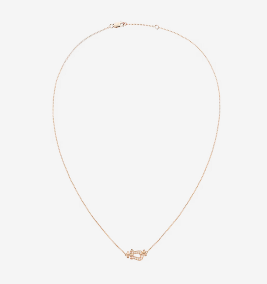 [Glow Muse]COLLIER FORCE 10 DIAMANT OR ROSE MODÈLE MINI