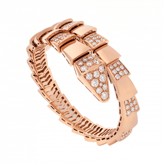 [⭐Glow Muse ]SERPENTI BRACELET PINK GOLD DIAMOND