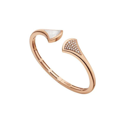 [⭐Glow Muse ]DREAM BRACELET OPEN PINK GOLD MOP DIAMOND
