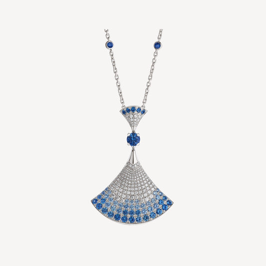 [⭐Glow Muse ]DREAM NECKLACE AGATE SILVER DIAMOND